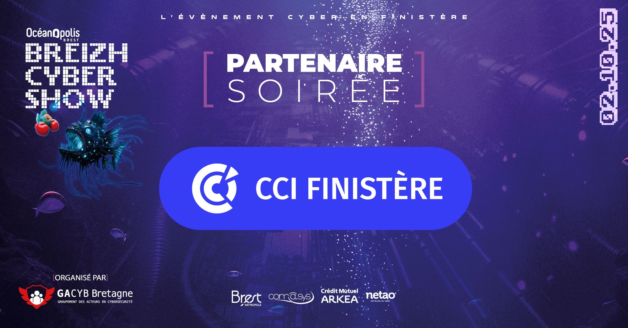 Partenariat CCI Finistère Breizh Cyber Show 2025